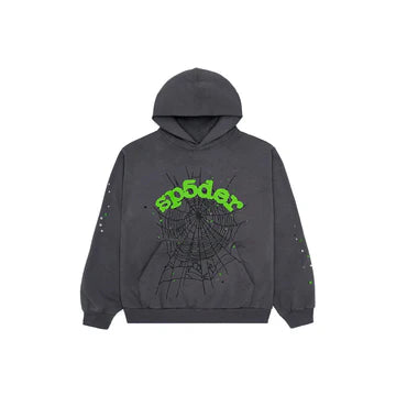 Sp5der hoodie slate grey